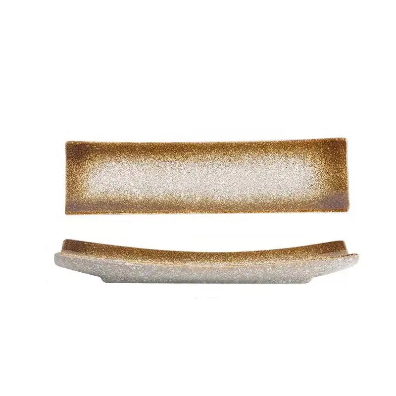 Plat en Céramique Rectangulaire Japonais