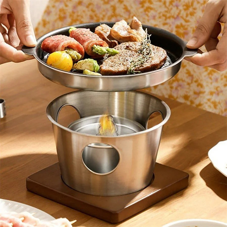 Mini Grill Nomade en Acier Inoxydable