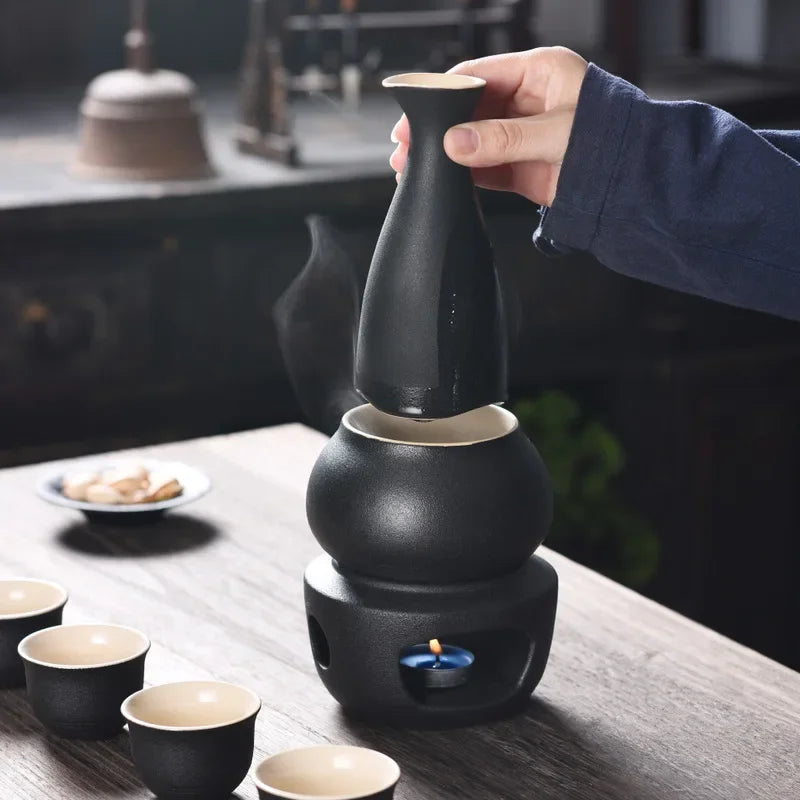 Service à Saké avec Réchauffeur