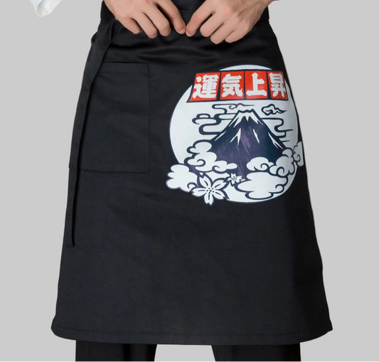 Tablier Chef Japonais en Coton et Lin