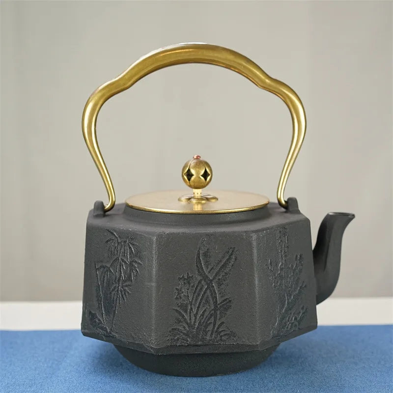 Théière Japonaise en Fonte Octogonale 1.2 L